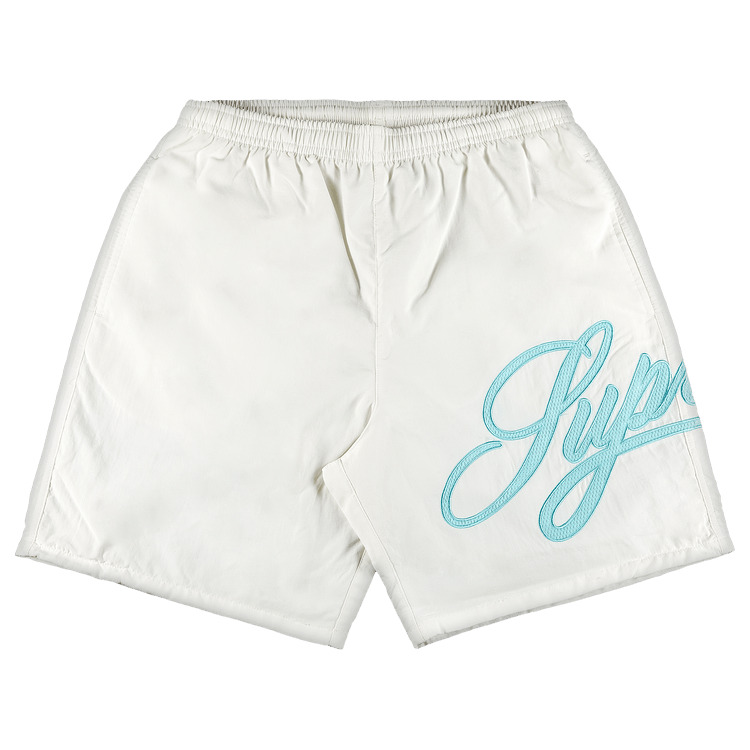 Supreme Mesh Script Water Short "White"