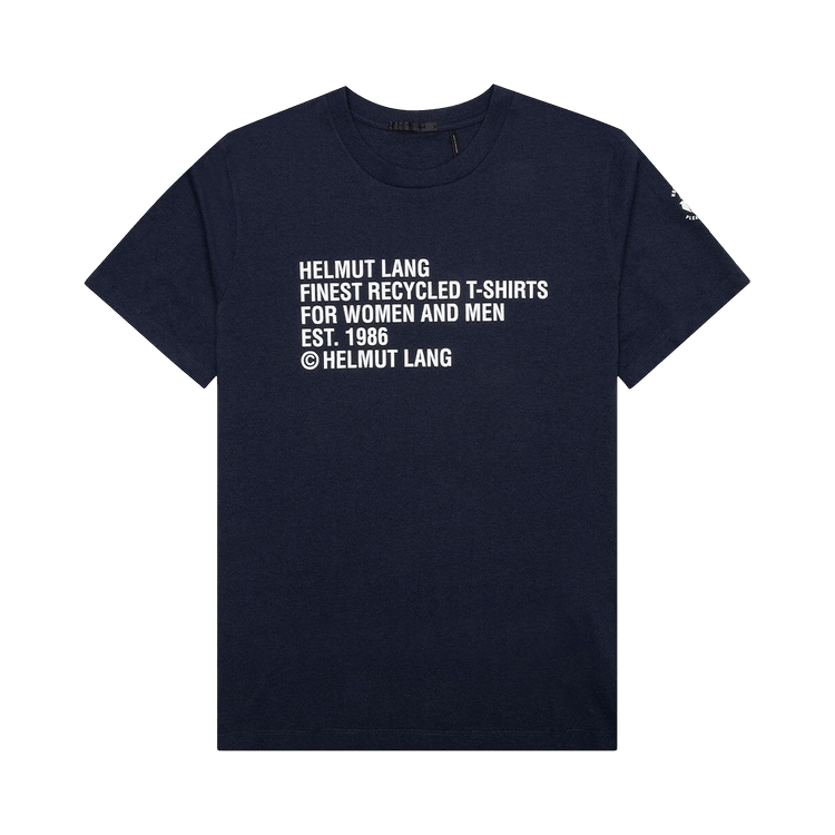 Helmut Lang Recycled T-Shirt "Admiral Blue"