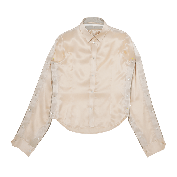 Y/Project Multi Button Shirt "Peach/Silver"