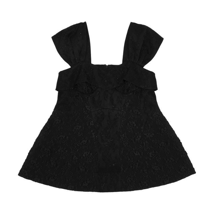 Simone Rocha Bustier Patchwork Top "Black"