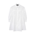 Simone Rocha Corset Detailed Shirt Dress "White"