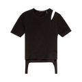 Helmut Lang Double Rib Tee Set "Black"
