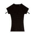Helmut Lang Little Rib T-Shirt "Black"