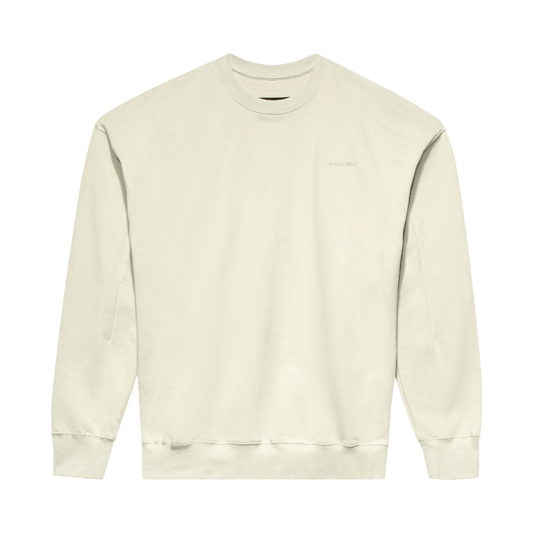 A-Cold-Wall* Embroidery Crewneck "Chalk"