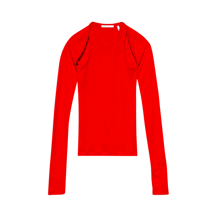 Helmut Lang Double Rib Tee Set "Flame"