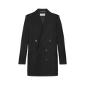 Saint Laurent Double-Breasted Jacket "Noir"
