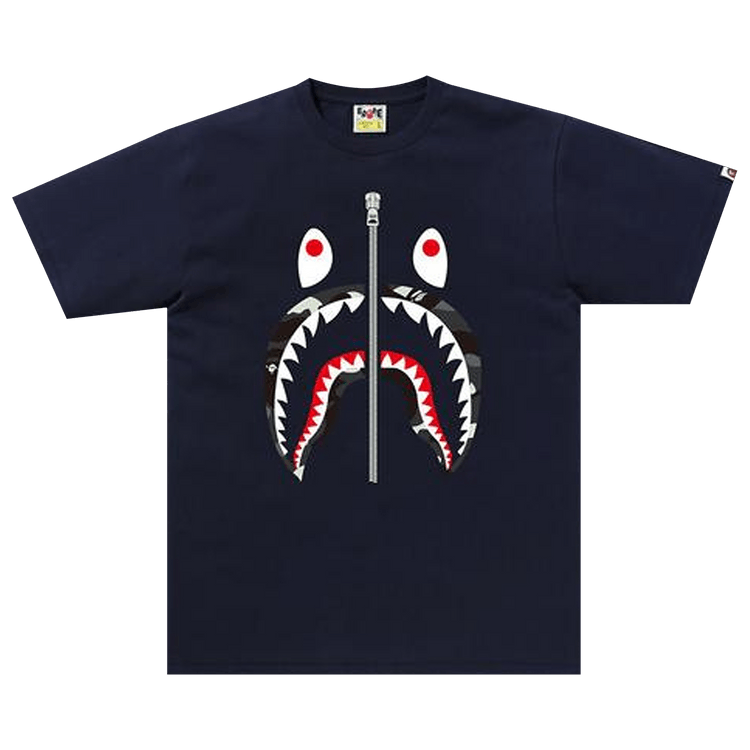BAPE City Camo Shark Tee "Navy"