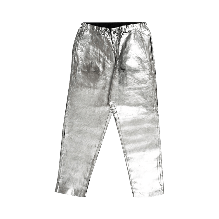Comme des Garçons Homme Plus Smooth Garment Foil Print Pants "Black/Silver"
