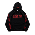 Vetements World Tour Logo Hoodie "Black/Red"