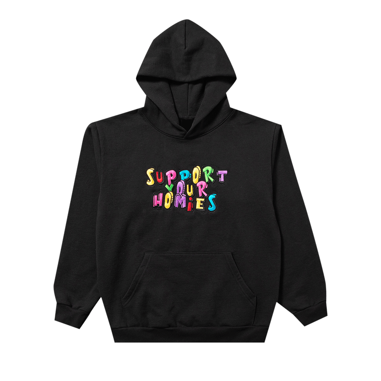 Bricks & Wood Support Your Homies Hoodie "Black"