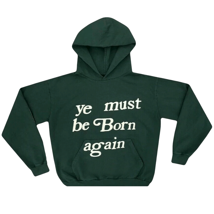 Cactus Plant Flea Market Born Again Hooded Sweatshirt With Pocket "Green"