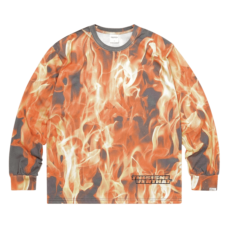 thisisneverthat Blaze Long-Sleeve Tee "Red"