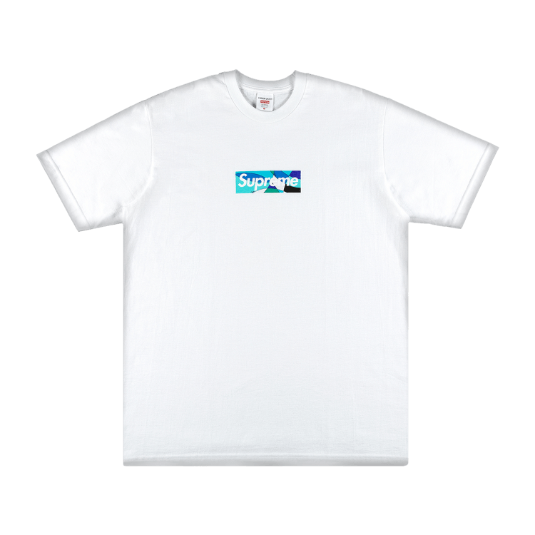 Supreme x Emilio Pucci Box Logo Tee "White/Blue"