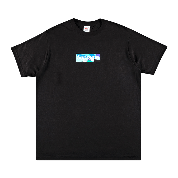 Supreme x Emilio Pucci Box Logo Tee "Black/Blue"