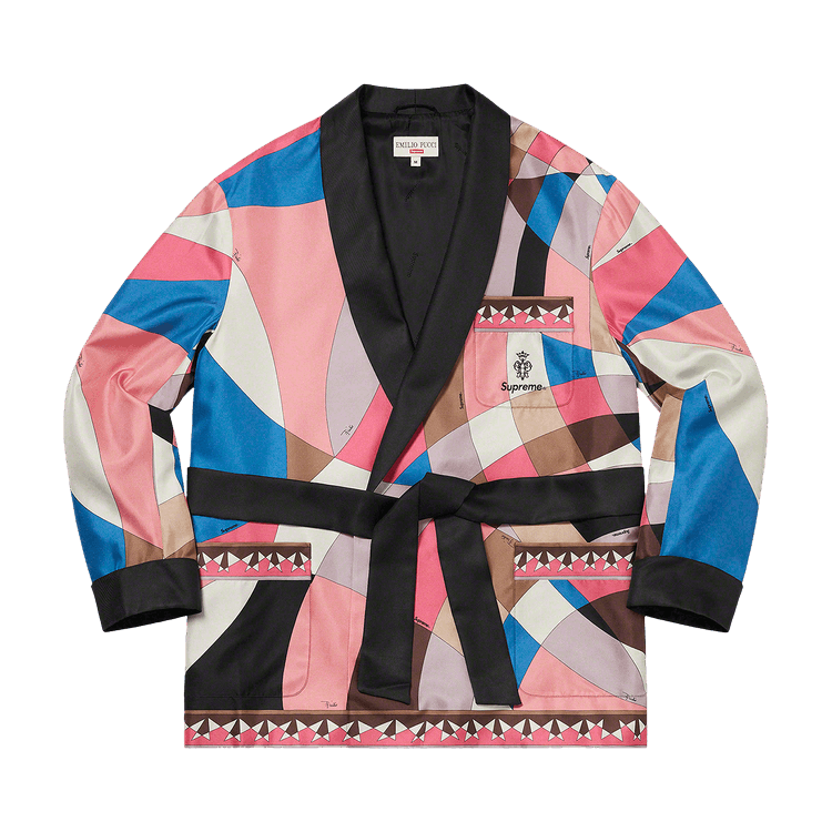 Supreme x Emilio Pucci Silk Smoking Jacket "Dusty Pink"