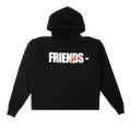 Vlone Friends Horror Hoodie "Black"