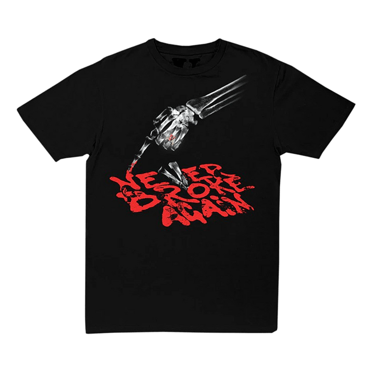 Vlone x Never Broke Again Bones T-Shirt "Black"
