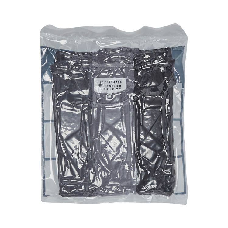 Maison Margiela 3 Pack T-Shirt "Fog Cement Charcoal"