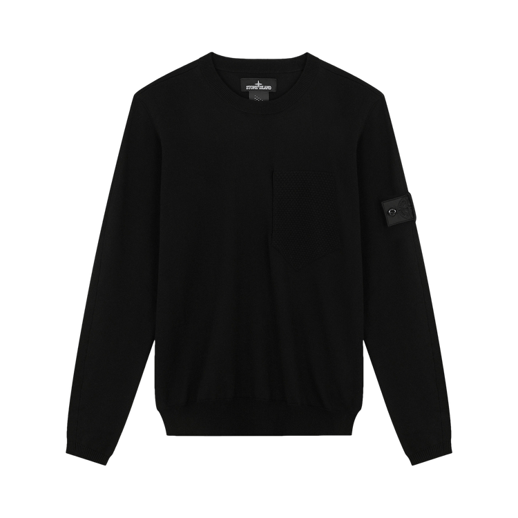 Stone Island Shadow Project Catch Pocket Crewneck "Black"
