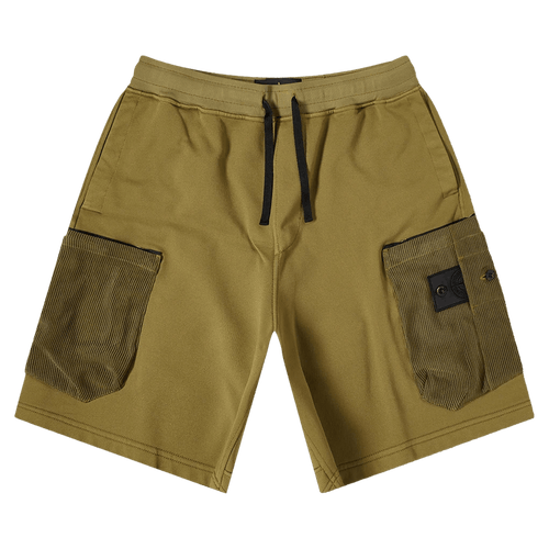 Stone Island Shadow Project Mesh Pocket Shorts "Olive"