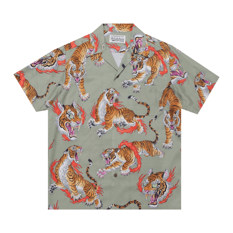Wacko Maria Tim Lehi Short-Sleeve Haiwaiian Shirt "Grey"
