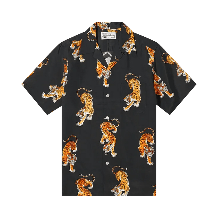 Wacko Maria Tim Lehi Short-Sleeve Haiwaiian II Shirt "Black"