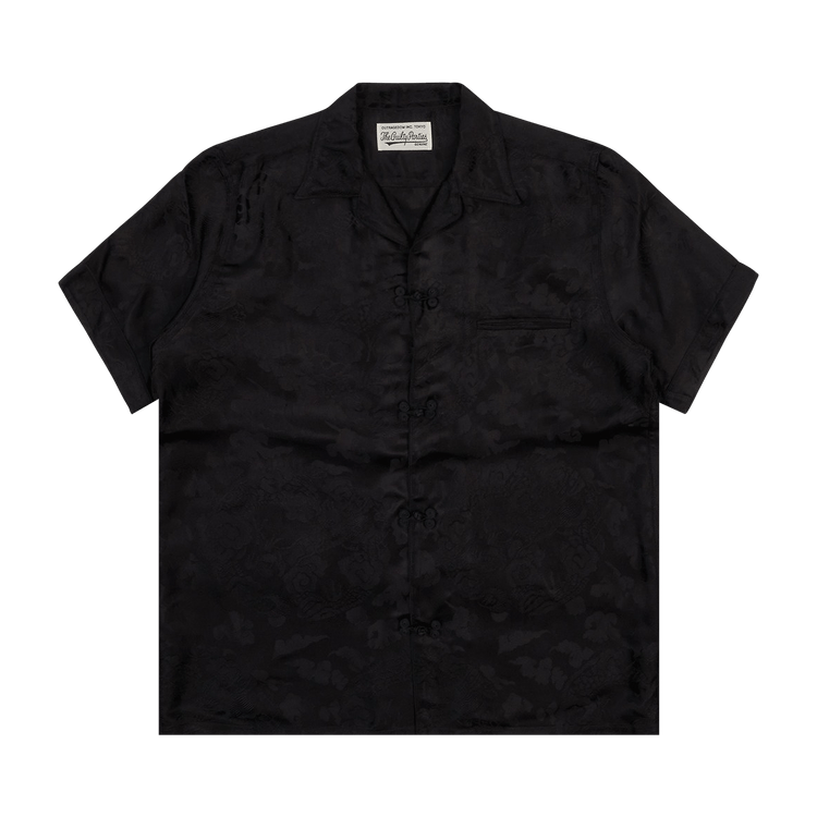 Wacko Maria Jacquard Hawaiian Shirt "Black"