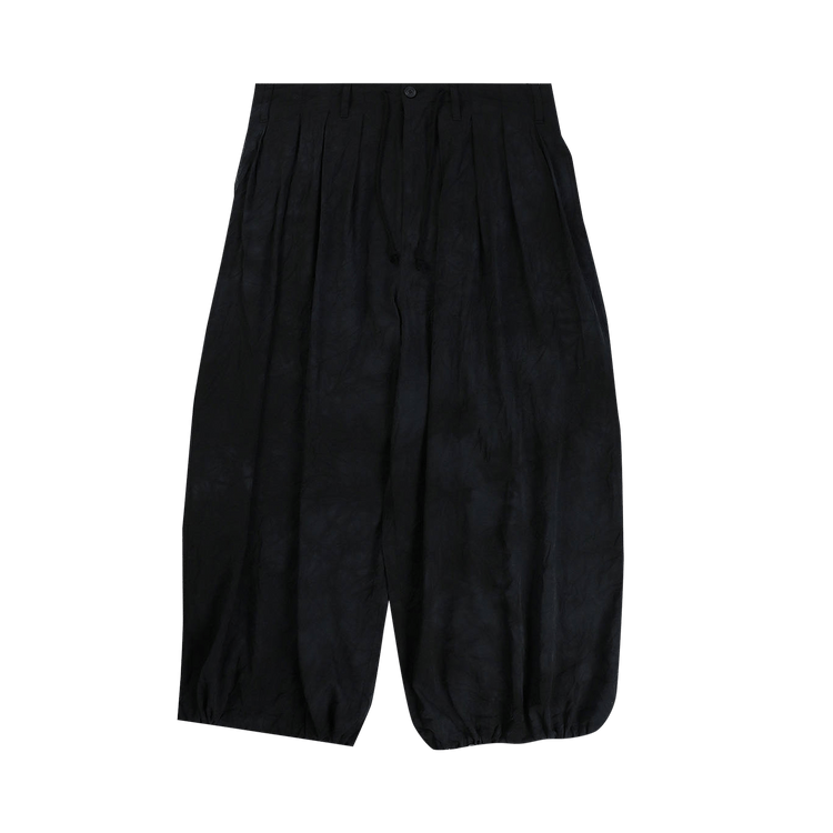 Yohji Yamamoto Pour Homme Uneven Dye Balloon Pants "Black"