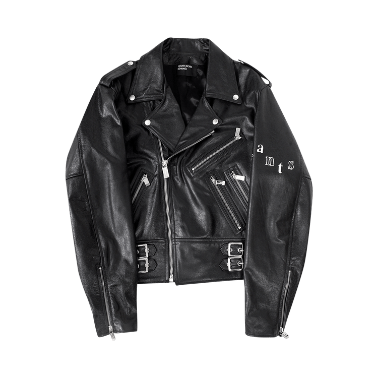 Enfants Riches Déprimés Soviet Surveillance Moto Jacket "Black/White"