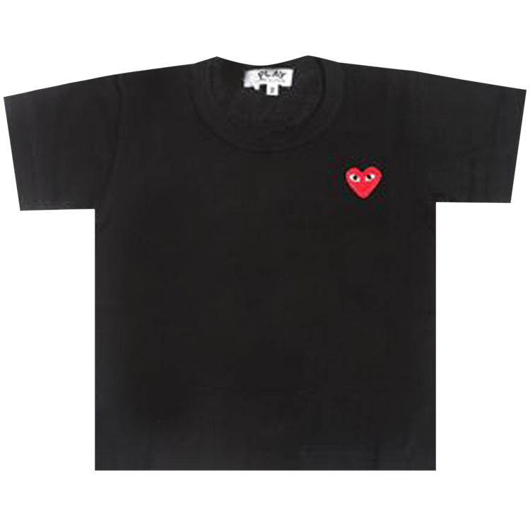 Comme des Garçons PLAY Kids Heart Logo T-Shirt "Black"