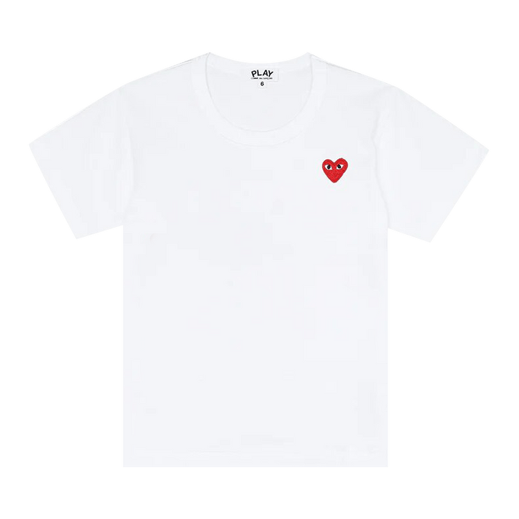 Comme des Garçons PLAY Kids Heart Logo T-Shirt "White"