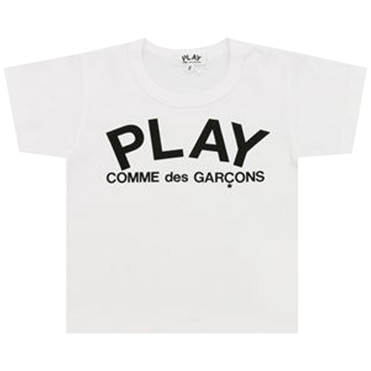 Comme des Garçons PLAY Kids Logo T-Shirt "White"