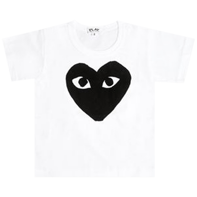 Comme des Garçons PLAY Kids Big Heart Logo T-Shirt "White"