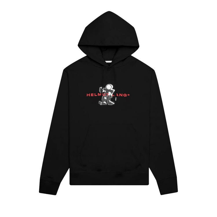Helmut Lang Figure Hoodie "Basalt Black"