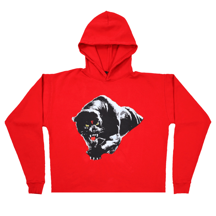 Vlone Panther Hoodie "Red"