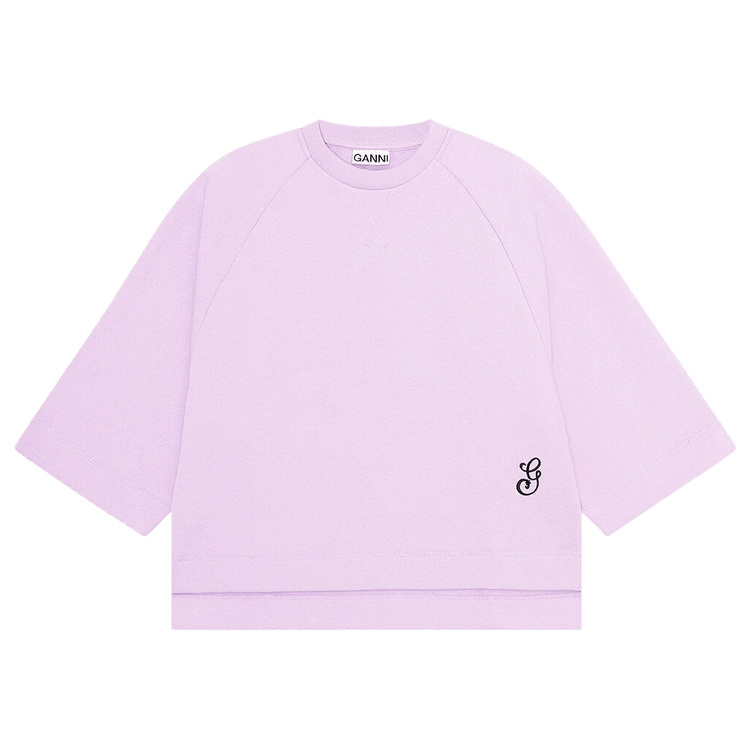 GANNI Isoli Oversized Raglan Sweatshirt "Orchid"