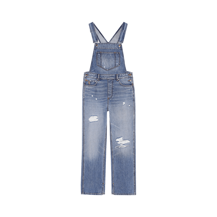 GANNI Overwashed Denim Overalls "Denim"