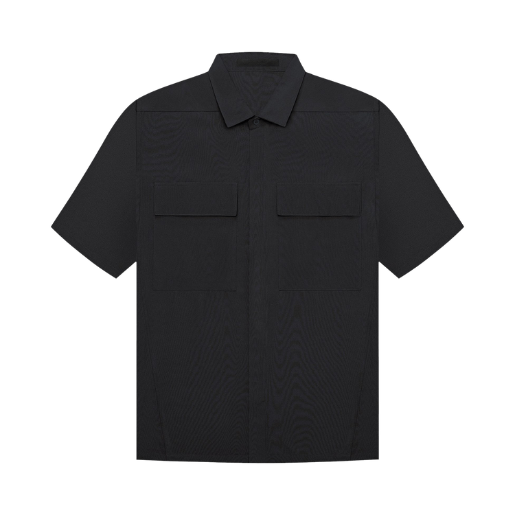 Fear of God Short-Sleeve Crepe Shirt "Black"