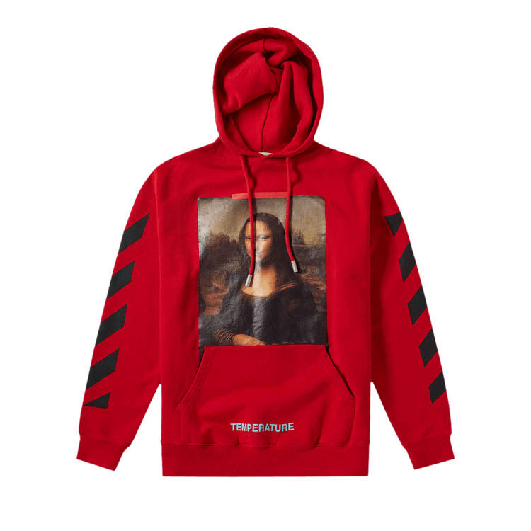 Off-White Mona Lisa Hooded Sweatshirt "Red"