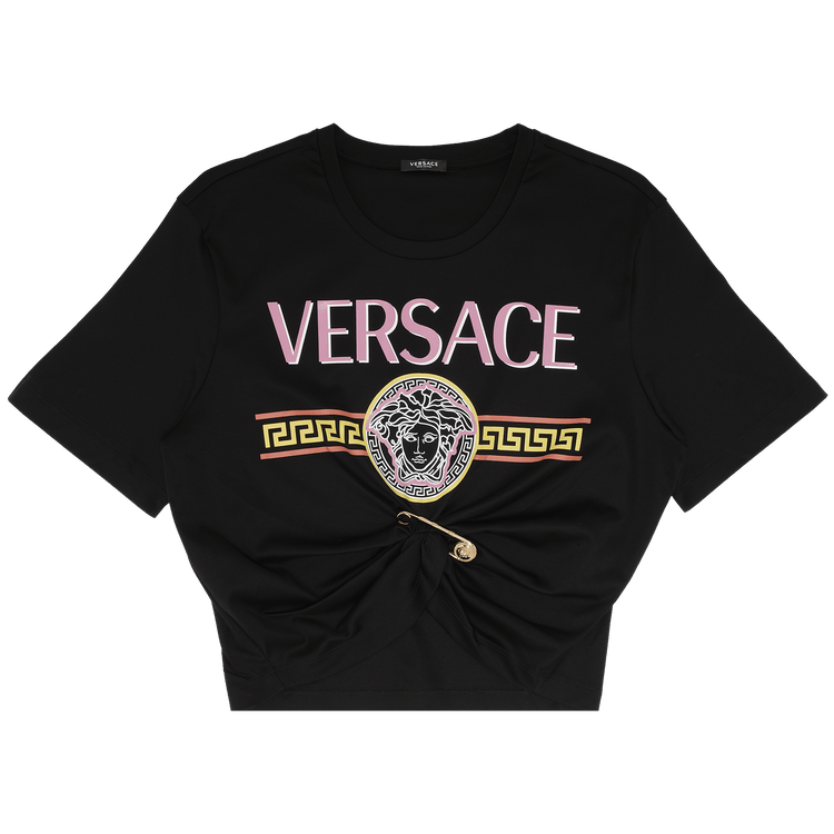Versace Printed Tee "Black/Multicolor"