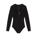 Versace Safety Pin Bodysuit "Black"