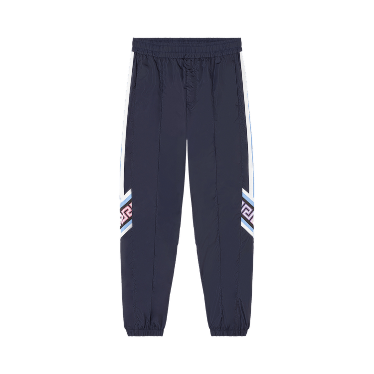 Versace Logo Print Pant "Navy/Multicolor"