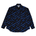 Versace Informal Monogram Shirt "Navy/Black"