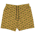 Versace Golpo Monogram Swim Shorts "Yellow/Multicolor"
