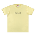 Supreme x KAWS Chalk Logo Tee "Pale Yellow"