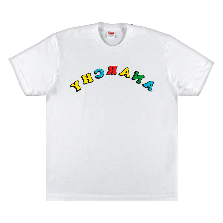 Supreme x Jamie Reid Anarchy Tee "White"