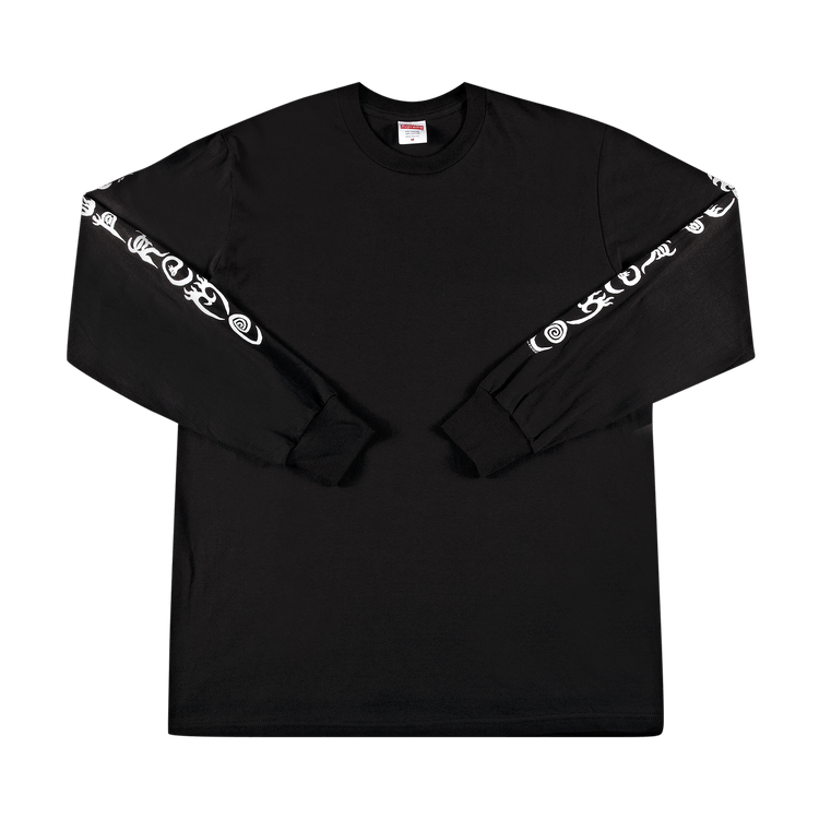 Supreme Clayton Patterson Long-Sleeve Tee "Black"