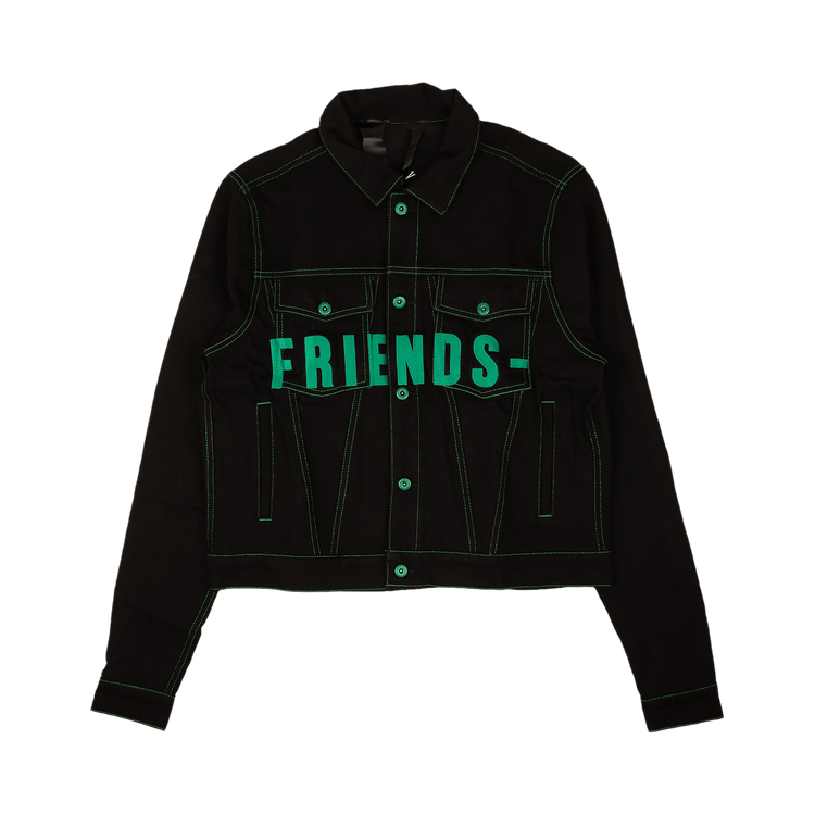 Vlone Friends Denim Jacket "Black/Purple"
