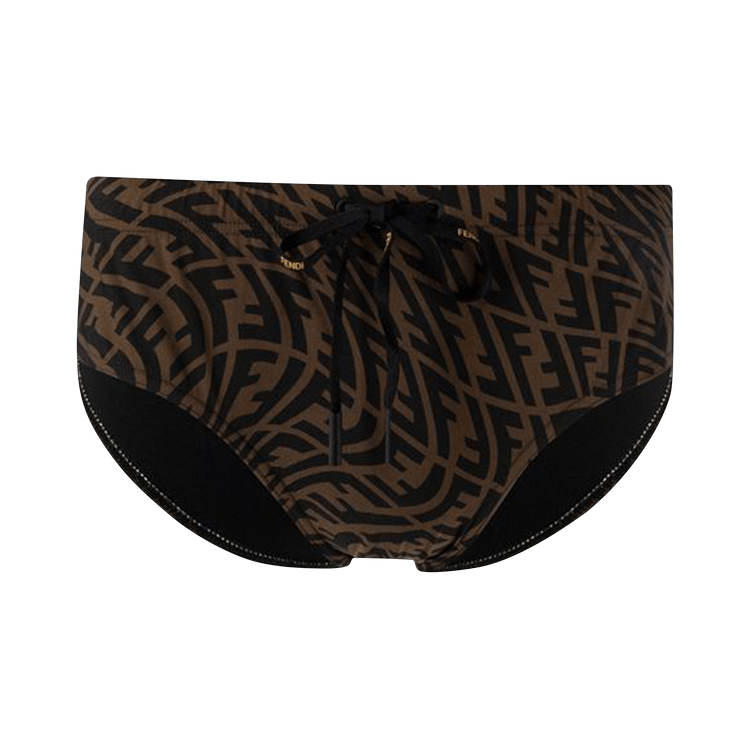 Fendi Vertigo Swim Shorts "Tabacco"
