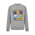 Balmain Printed Sweatshirt "Gris Chiné"
